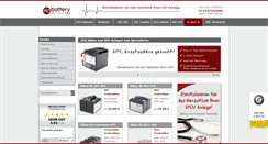 Desktop Screenshot of battery-direct.de